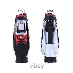 ASK ECHO T-Lock Golf Cart Bag with 14 Way Organizer Divider Top, Premium Cart