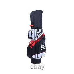 ASK ECHO T-Lock Golf Cart Bag with 14 Way Organizer Divider Top, Premium Cart