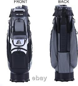 ASK ECHO T-Lock Golf Cart Bag with 14 Way Organizer Divider Top, Premium Cart Ba