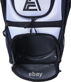 ASK ECHO T-Lock Golf Cart Bag with 14 Way Organizer Divider Top, Premium Cart Ba