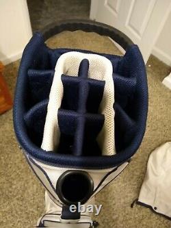 Adams Idea Golf Club Cart Bag 14 Way Dividers & Rain Hood LNUC Really Nice