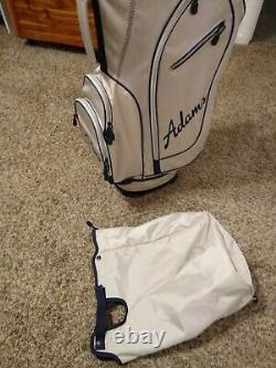 Adams Idea Golf Club Cart Bag 14 Way Dividers & Rain Hood LNUC Really Nice
