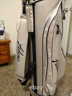 Adams Idea Golf Club Cart Bag 14 Way Dividers & Rain Hood LNUC Really Nice