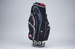 Adidas 14-way Divider Golf Cart Bag, Black/red