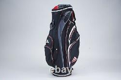 Adidas 14-way Divider Golf Cart Bag, Black/red