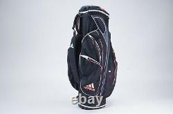 Adidas 14-way Divider Golf Cart Bag, Black/red