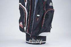 Adidas 14-way Divider Golf Cart Bag, Black/red