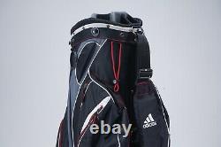 Adidas 14-way Divider Golf Cart Bag, Black/red