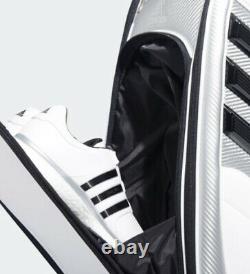 Adidas 2019 JLE Tour 360 Men's Caddie cartbag 9In 4Way 8.5lb PVC EMS White+Black