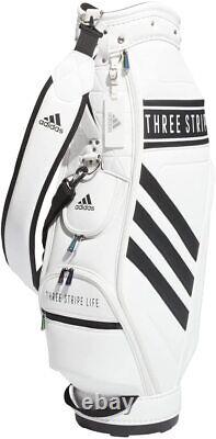 Adidas Golf Ladies Cart Caddy Bag THREE STRIPE 8.5 x 46 Inch 3.3kg White II168
