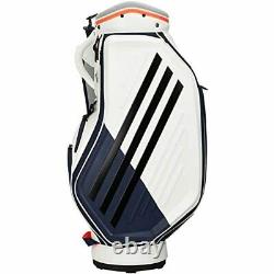 Adidas Golf Men's Cart Caddy Bag 9.5 x 47 inch 3.9kg White Orange GUW08