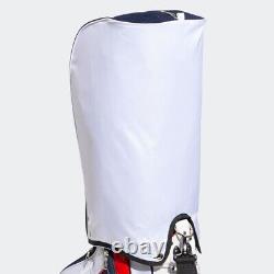 Adidas Golf Men's Cart Caddy Bag MBF64 HA3202 Must Haves 9x47in 2.9kg White Red
