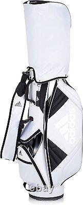 Adidas Golf Men's Cart Caddy Bag Must Haves 9 x 47 inch 2.9kg White MBF64