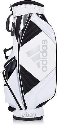 Adidas Golf Men's Cart Caddy Bag Must Haves 9 x 47 inch 2.9kg White MBF64