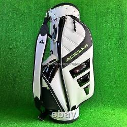 Adidas Golf Performance Cart Bag Lightweight 5-way 9.0in White/Black 2024 Model