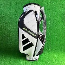 Adidas Golf Performance Cart Bag Lightweight 5-way 9.0in White/Black 2024 Model