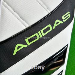 Adidas Golf Performance Cart Bag Lightweight 5-way 9.0in White/Black 2024 Model