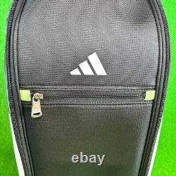 Adidas Golf Performance Cart Bag Lightweight 5-way 9.0in White/Black 2024 Model