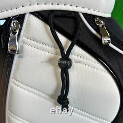 Adidas Golf Performance Cart Bag Lightweight 5-way 9.0in White/Black 2024 Model
