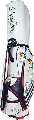 Arnold Palmer Golf Men's Cart Caddy Bag 9.5 x 47 Inch 4.7kg White APCB-07