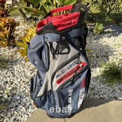 Ask Echo SLC-130 Golf Cart Bag 14 Way Divider Blue Gray Red Chicago Stars Logo