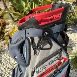 Ask Echo SLC-130 Golf Cart Bag 14 Way Divider Blue Gray Red Chicago Stars Logo