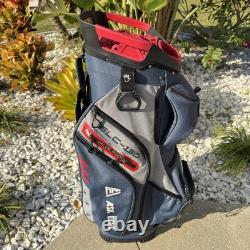 Ask Echo SLC-130 Golf Cart Bag 14 Way Divider Blue Gray Red Chicago Stars Logo
