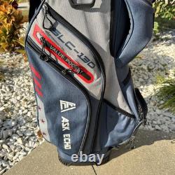 Ask Echo SLC-130 Golf Cart Bag 14 Way Divider Blue Gray Red Chicago Stars Logo