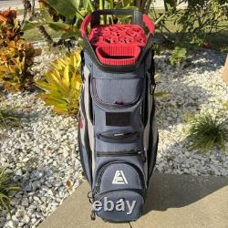 Ask Echo SLC-130 Golf Cart Bag 14 Way Divider Blue Gray Red Chicago Stars Logo