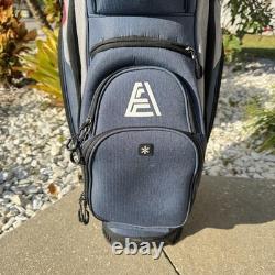 Ask Echo SLC-130 Golf Cart Bag 14 Way Divider Blue Gray Red Chicago Stars Logo