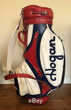 BEN HOGAN Vintage Bill Murray Caddyshack Style Golf Cart Club Bag Red White Blue