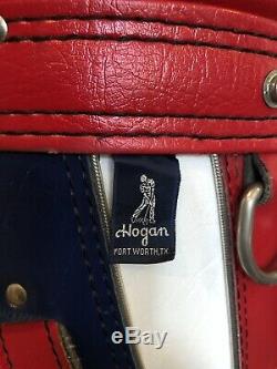 BEN HOGAN Vintage Bill Murray Caddyshack Style Golf Cart Club Bag Red White  Blue