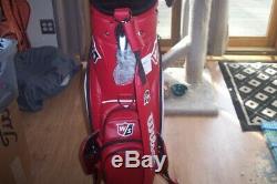 BRAND NEW 2019 Wilson Staff PGA Tour cart bag Red