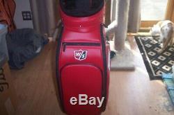 BRAND NEW 2019 Wilson Staff PGA Tour cart bag Red