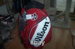 BRAND NEW 2020 Wilson Staff PGA Pro Tour cart bag Red / White