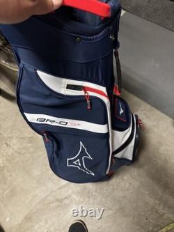 BRAND NEW 2025 Mizuno BR D3c Cart bag 7 way top Navy / Red