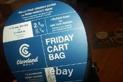 BRAND NEW Cleveland CG LT Cart Friday bag 14 way top Black