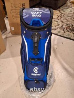 BRAND NEW Cleveland Cart Bag 14 Way Top Navy / Light Blue In Box