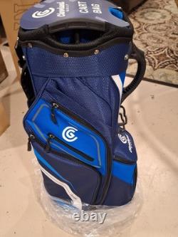 BRAND NEW Cleveland Cart Bag 14 Way Top Navy / Light Blue In Box