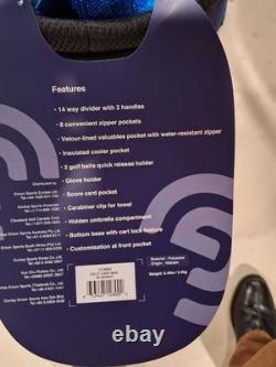 BRAND NEW Cleveland Cart Bag 14 Way Top Navy / Light Blue In Box