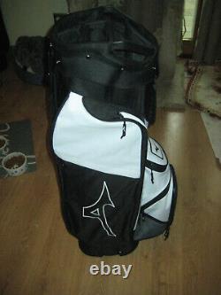 BRAND NEW Mizuno LW C Cart bag 7 way top Black / White