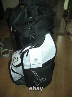 BRAND NEW Mizuno LW C Cart bag 7 way top Black / White