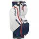 Brand New With Tags Ping Traverse Cart Bag Platinum/navy/red/white 14-way-top