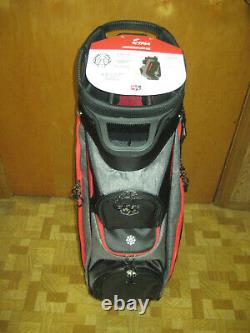 BRAND NEW Wilson Xtra Cart bag 10 x 8.5 inch 14 way Black / Grey / Red