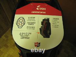 BRAND NEW Wilson Xtra Cart bag 10 x 8.5 inch 14 way Black / Grey / Red