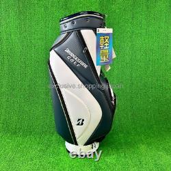 BRIDGESTONE Golf Cart Bag 9 x 47in 5-way 2024 Model Lightweight Navy / White