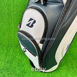 BRIDGESTONE Golf Cart Bag 9 x 47in 5-way 2024 Model Lightweight Navy / White