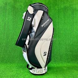 BRIDGESTONE Golf Cart Bag 9 x 47in 5-way 2024 Model Lightweight Navy / White