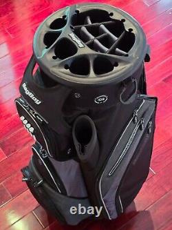 Bag Boy 2023 Revolver XP Golf Cart Bag 14-Way Rotating Top Black Waterproof NEW