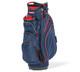 Bag Boy Chiller Cart Bag, 14-way Organizer Top, Navy/red/white